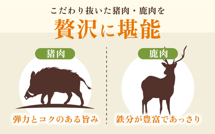 ジビエ ソーセージ 3種（ハーブ・レモン・しいたけ）《対馬市》【一般社団法人 daidai】 鹿肉 猪肉 肉 お肉 冷凍配送 食べ比べ ウインナー 簡単調理 詰め合わせ [WBH047]