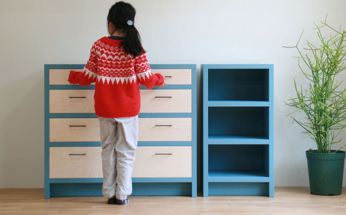 対馬ヒノキ チェスト (セミオーダー可能) 《対馬市》【家具製作所kiiro】棚 引き出し 木製 家具 [WAL024]