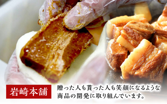 【全3回定期便】【簡易包装】角煮まぶし 10袋（5袋×2） 《対馬市》【岩崎本舗】角煮 かくに まぶし [WBC088]