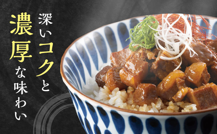 【全2回定期便】【簡易包装】角煮まぶし 10袋（5袋×2） 《対馬市》【岩崎本舗】角煮 かくに まぶし [WBC087]