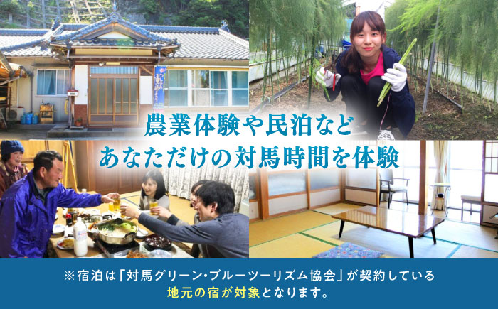 【現地コンシェルジュがサポート】 地域限定観光クーポン（1泊～）《対馬市》【対馬グリーン・ブルーツーリズム協会】 [WDA001]