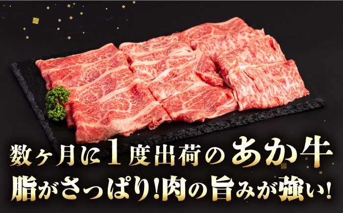 対馬生まれのあか牛 500g（すき焼き・しゃぶしゃぶ用）《対馬市》【株式会社Tsukushi】 対馬 牛 和牛 すき焼 しゃぶしゃぶ 鍋 冷凍配送 [WCR010]