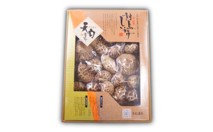 対馬 原木 天白どんこ椎茸 1箱（150g）《対馬市》【うえはら株式会社】 対馬産 肉厚 しいたけ 乾燥 きのこ [WAI119]