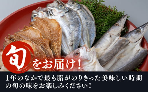 【全3回定期便】対馬 一汐干し お魚 セット 5種10枚 詰め合わせ 《 対馬市 》【 うえはら株式会社 】新鮮 アジ 穴子 カマス 連子鯛 干物 海産物 朝食 冷凍 [WAI033]