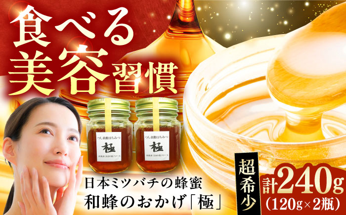 和蜂のおかげ「極」 240g 【さほの里ファーム】 《対馬市》 [WBG009]