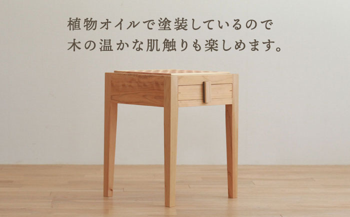 対馬ヒノキ オセロ椅子 《対馬市》【家具製作所kiiro】チェア 椅子 イス 木製 家具 [WAL017]