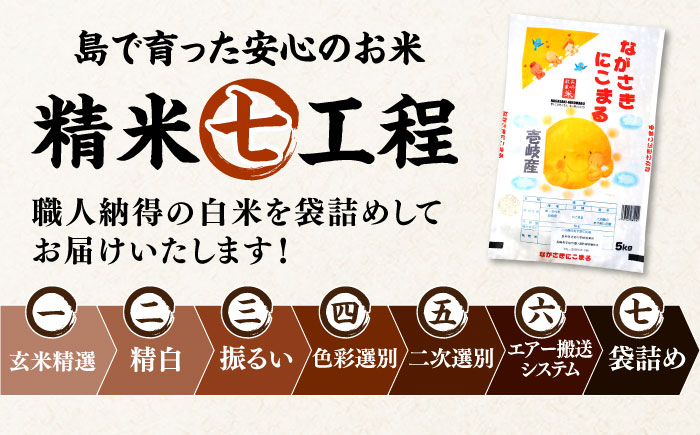 米 にこまる 壱岐産 5kg 《壱岐市》【壱岐フードファクトリー】 白米 ごはん ご飯 仕送り [JDW152]