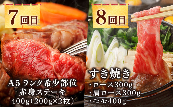 【全12回定期便】《50万》 壱岐牛 ギュギュギュ 定期便 （壱）《壱岐市》 肉 ステーキ 焼肉 しゃぶしゃぶ すき焼き 赤身 [JZX010]