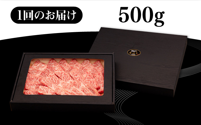 【全2回定期便】 壱岐牛 焼肉用 バラ（カルビ）500g《壱岐市》【株式会社イチヤマ】 肉 牛肉 焼肉 バラ カルビ BBQ [JFE113]