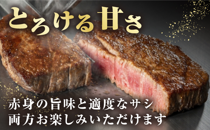 【A4〜A5ランク】長崎和牛 イチボ ステーキ 300g（150g×2枚）《壱岐市》【野中精肉店】 黒毛和牛 牛肉 和牛 赤身 希少部位 [JGC005]