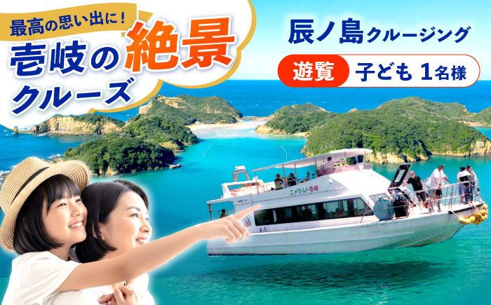 辰ノ島クルージング(辰ノ島遊覧)子ども1名様分《壱岐市》【勝本町漁業協同組合】 [JFN005] 5000 5000円 5千円