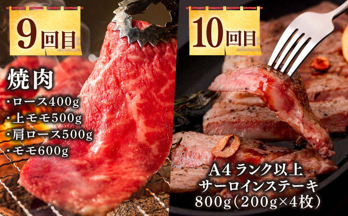 【全12回定期便】《100万》 壱岐牛 ギュギュギュ 定期便 （弐）《壱岐市》 肉 ステーキ 焼肉 しゃぶしゃぶ すき焼き 赤身 [JZX011]