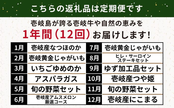 【先行予約】【全12回定期便】壱岐選りすぐり定期便【2025年10月下旬以降順次発送】《壱岐市》【壱岐市農業協同組合】野菜セット メロン ステーキ 詰め合わせ [JBO160] 200000 200000円 20万円