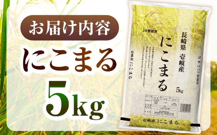【R7年度産米】壱岐産 にこまる 5kg《壱岐市》【壱岐市農業協同組合】[JBO023] 米 お米 ご飯 ごはん 白米 5キロ 特A   16000 16000円