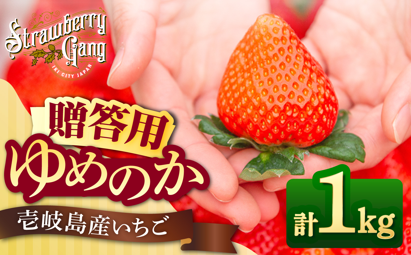 ゆめのか 約250g×4パック《壱岐市》【Strawberry Gang】 [JEM001] いちご イチゴ 苺 果物 フルーツ スムージー 15000 15000円