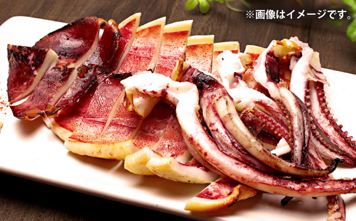 スルメイカ　半日干し 1kg以上 5~7枚《壱岐市》【馬渡水産】 [JAQ029]