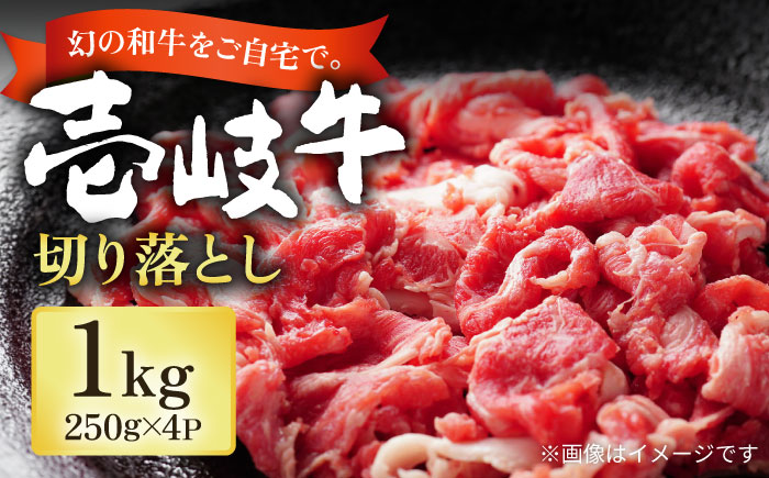 壱岐牛 切り落とし 250g×4パック《壱岐市》【長崎フードサービス】 1キロ 牛肉 牛 精肉 和牛 黒毛和牛 高級 スネ肉 スライス 焼肉 バーベキュー すき焼き 冷凍配送 16000 16000円 [JEP004]