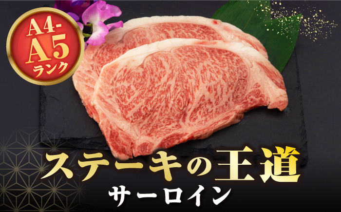 【全12回定期便】【A4〜A5ランク】長崎和牛 サーロインステーキ 400g（200g×2枚）《壱岐市》【野中精肉店】 黒毛和牛 牛肉 和牛 赤身 希少部位  240000円 240000 24万円 [JGC033]