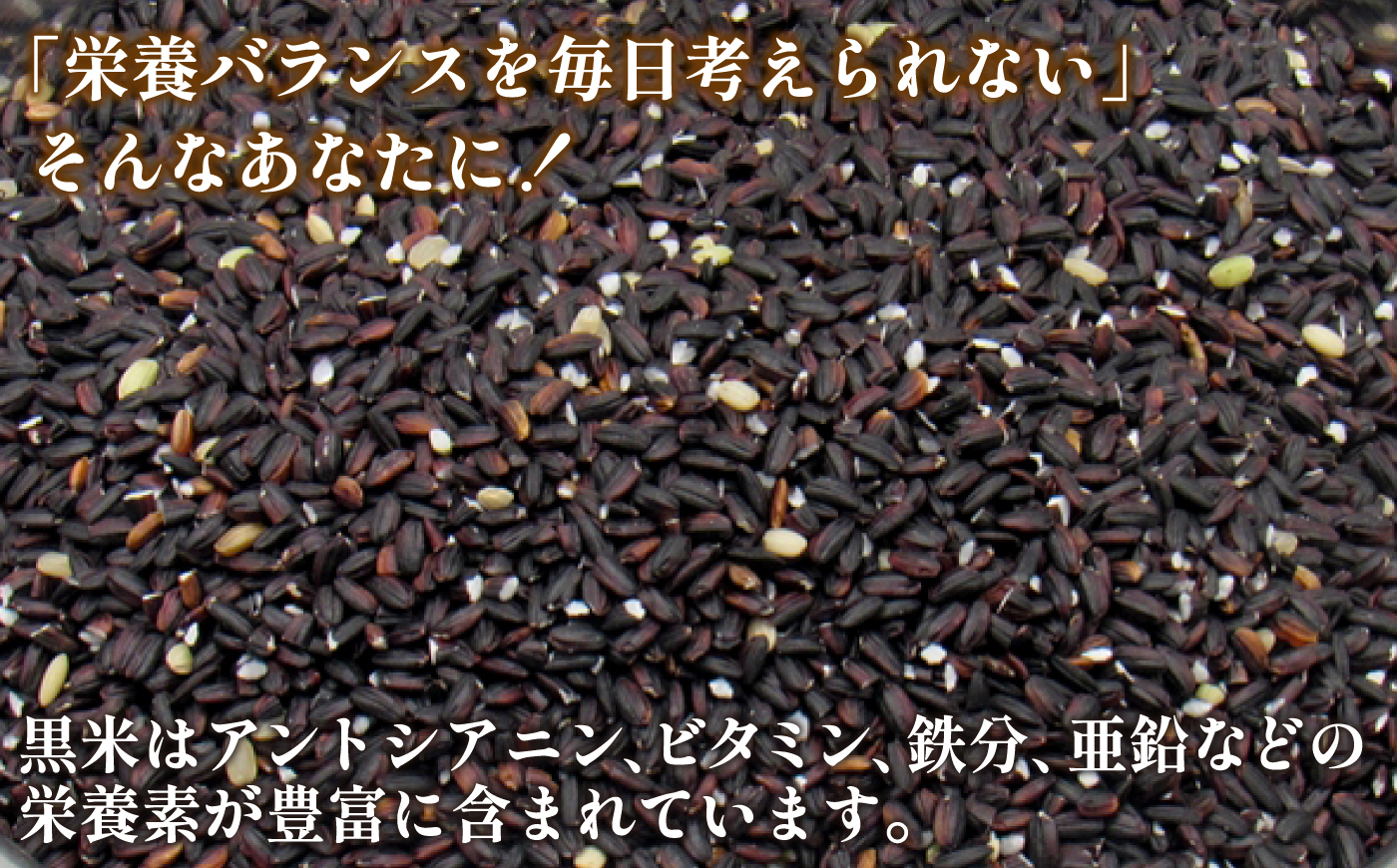 壱岐島の古代米 黒米 1kg (500g入り×2袋) 《壱岐市》【天下御免】 雑穀米 玄米 米 栄養 白米に混ぜる [JDB405]