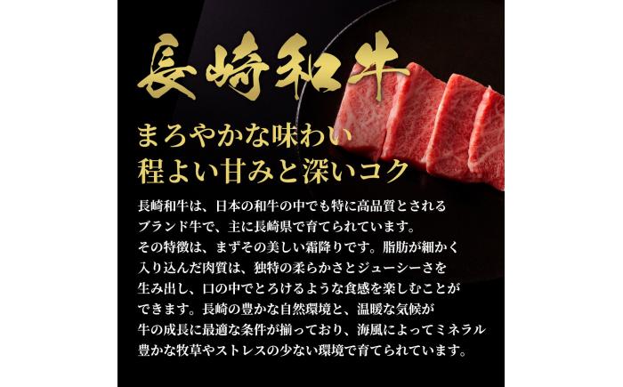 【和牛セレブ】長崎和牛 焼肉 ロース 250g [JGV006]