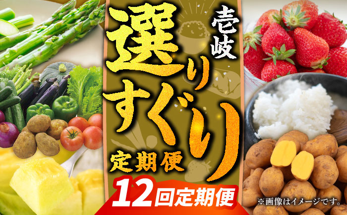 【先行予約】【全12回定期便】壱岐選りすぐり定期便【2025年10月下旬以降順次発送】《壱岐市》【壱岐市農業協同組合】野菜セット メロン ステーキ 詰め合わせ [JBO160]