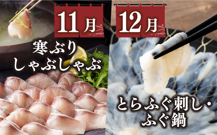 【全12回定期便】 海産物 ギョギョギョ 定期便 （壱）《壱岐市》 鯛 ブリ 刺身 鮮魚 海鮮 フグ とらふぐ [JZX009] 250000 250000円 25万円