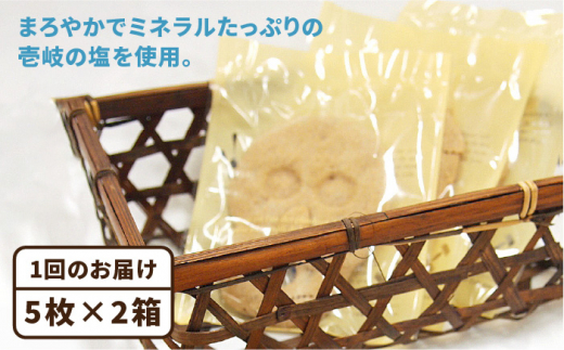 【全12回定期便】人面石クッキー 塩（2箱） [JBP006] 84000 84000円 