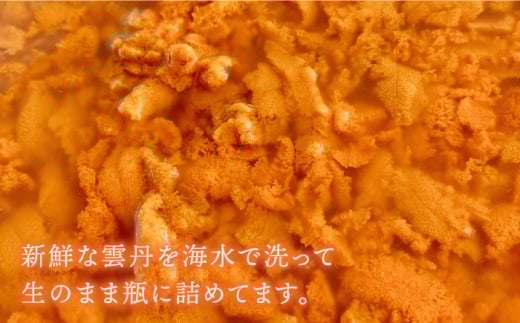 紫うに 60g×2本《壱岐市》【メイリ・キッチン】[JBD005] 紫うに 生うに ウニ ムラサキウニ うに 雲丹 海産物 海鮮 ご飯のお供 ごはんのおとも 瓶詰 瓶 27000 27000円