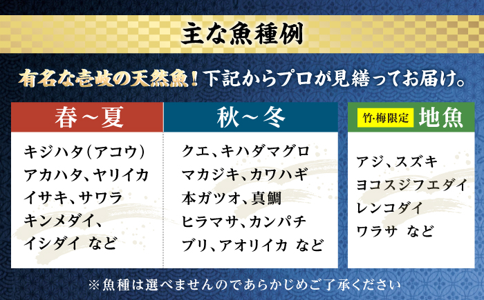 ★お中元 配送★＼壱岐島勝本漁港直送！／島の刺身セット （50g×6パック） ≪壱岐市≫【あかりや】 冷凍配送 刺身 小分け 産地直送  10000円 お刺身 刺し身 寿司 海鮮 [JFO003]