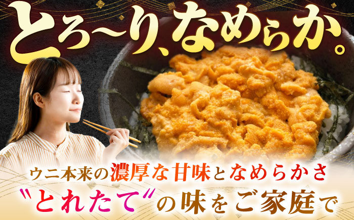 数量限定！壱岐の生うに 60g×1本《壱岐市》【大幸物産】生ウニ 生雲丹 うに ウニ 雲丹 希少 産地直送 冷凍配送 17000円 17000 [JEH024]