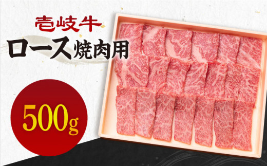 《A4〜A5ランク》壱岐牛 ロース 500g （焼肉） 《壱岐市》【壱岐市農業協同組合】[JBO027] 肉 牛肉 ロース 焼肉 焼き肉 赤身 BBQ  のし プレゼント ギフト 32000 32000円