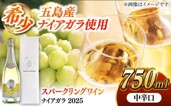 スパークリングワイン ナイアガラ2025 マスカット ぶどう 家飲み 酒 お酒 ワイン 五島市/五島ワイナリー [PAG032]