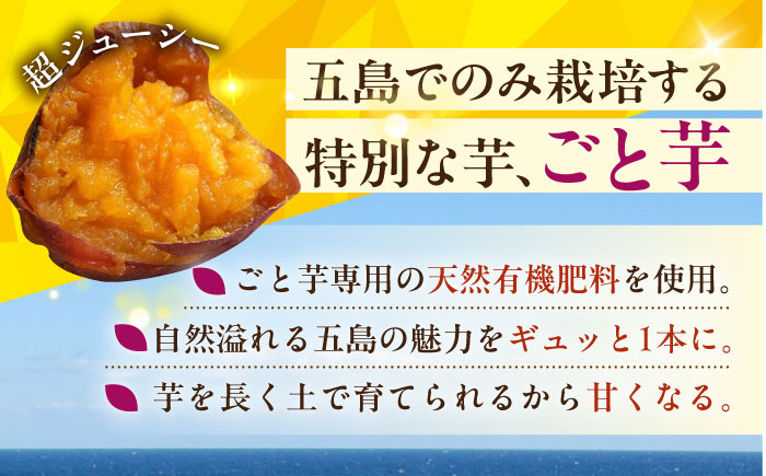 【先行予約】【3年連続日本一！】ごと芋 プレミアム 350g×4袋 / 冷凍 焼き芋 レンジ さつまいも 安納芋 五島市 / ごと [PBY004]