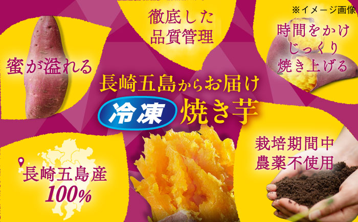 【全12回定期便】焼き芋ごとあかり (紅はるか) 300g×6袋 さつまいも スイーツ 冷凍 野菜 レンジ 五島市/ごと [PBY040]