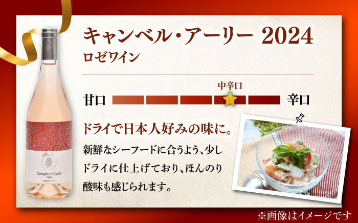 キャンベル・アーリー ロゼ 2024 酒 お酒 ワイン ロゼワイン ぶどう 葡萄五島市/五島ワイナリー [PAG030]
