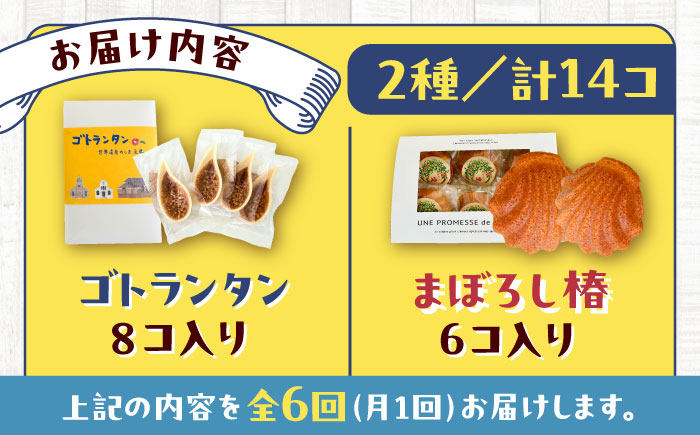 【全6回定期便】世界遺産の旅セット ゴトランタン8個とまぼろし椿6個  五島市/uncalin [PGK019]