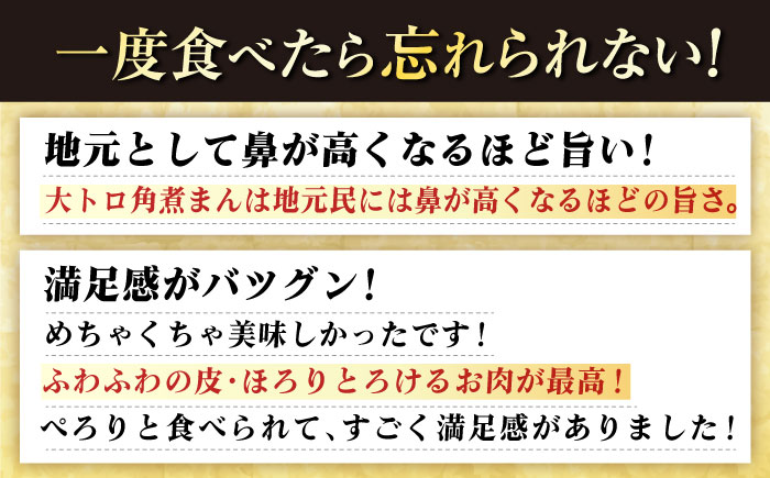 【全12回定期便】長崎角煮まんじゅう8個 （箱）・大とろ角煮まんじゅう8個 （箱） 豚肉 東坡肉 ふわふわ ほかほか 五島市/岩崎本舗 [PFL020]