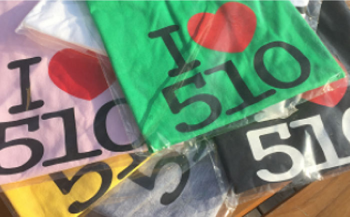 【五島愛があふれる！】I LOVE 510 Tシャツ 五島市 / Slow Cafe たゆたう。[PCI013]