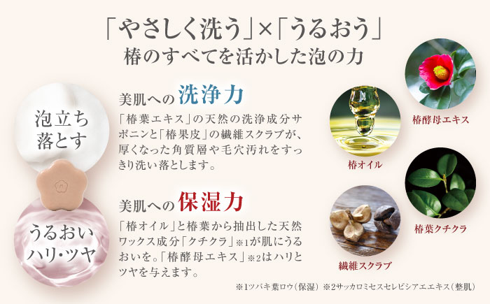 椿酵母せっけん 110g・6個セット 五島市/五島の椿 [PEG021]