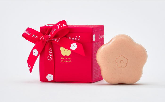 【リボン付き】椿酵母せっけん 60g 美容 スキンケア 洗顔 五島市／五島の椿 [PEG040]