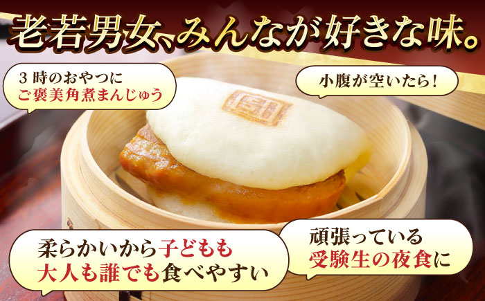 長崎角煮まんじゅう8個入 （袋） 豚肉 東坡肉 レンジ ふわふわ ほかほか 五島市/岩崎本舗 [PFL005]