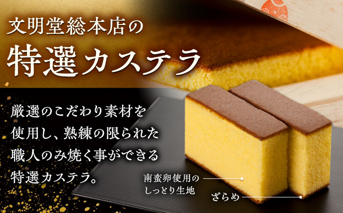 特撰カステラ 1号 長崎 土産 ギフト 五島市/文明堂総本店 [PEO021]
