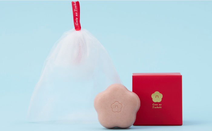 【リボン付き】椿酵母せっけん 110g・3個セット 美容 スキンケア 洗顔 五島市/五島の椿 [PEG036]