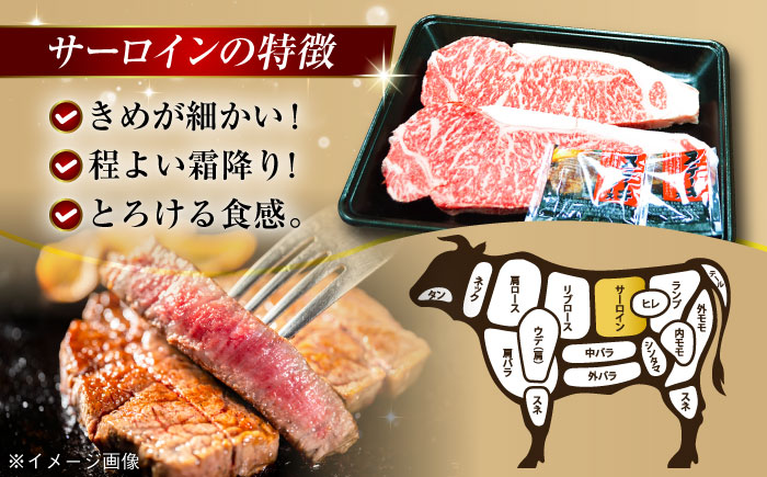 五島牛 サーロインステーキ500g（250g×2枚）五島市/肉のマルヒサ[PCV002] A4 A5 国産 国産牛 牛肉 ブランド牛