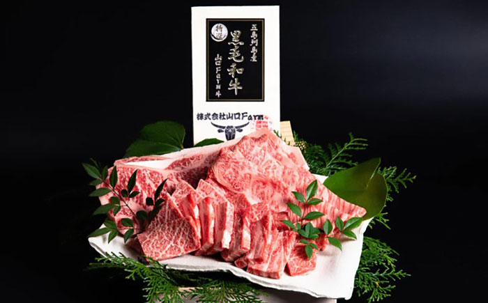 【3回定期便】五島列島産 黒毛和牛 焼肉上カルビ 500g 五島市/山口Farm [PGJ058]