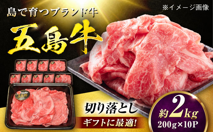 五島牛 切り落とし 2kg（200g×10P）五島市/meat shop FUKU [PHF022]