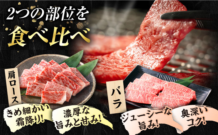 【3回定期便】五島牛焼肉700g（肩ロース300g/バラ 400g） 五島市/ごとう農業協同組合[PAF005]  冷凍 国産牛 牛肉 ブランド牛 焼き肉 定期便 定期 牛肉 肉 バラ ロース セット 焼肉 焼き肉 ヤキニク BBQ 取り寄せ お取り寄せ冷凍 国産牛 牛肉 ブランド牛 焼き肉 セット