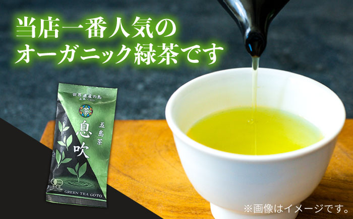 【安心・安全、健康！】有機緑茶 息吹 80g 【グリーンティ五島】[PAV007]