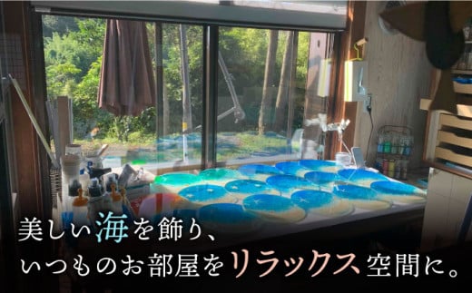【限定10品】インテリアパネル ターコイズブルーの海＜Studio KAI by 濱村裕二/  Yuji hamamura＞ [CDH015]