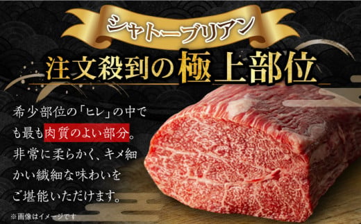 長崎和牛 シャトーブリアンステーキ 計300g （2枚）＜株式会社 黒牛＞ [CBA014] 長崎 西海 和牛 国産 牛肉 ヒレ ステーキ ブランド牛 贈答 ギフト お祝い